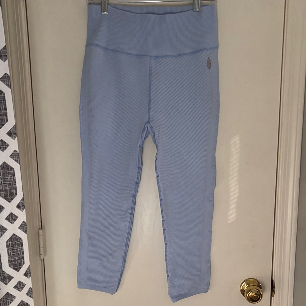 Free People Blue Leggings